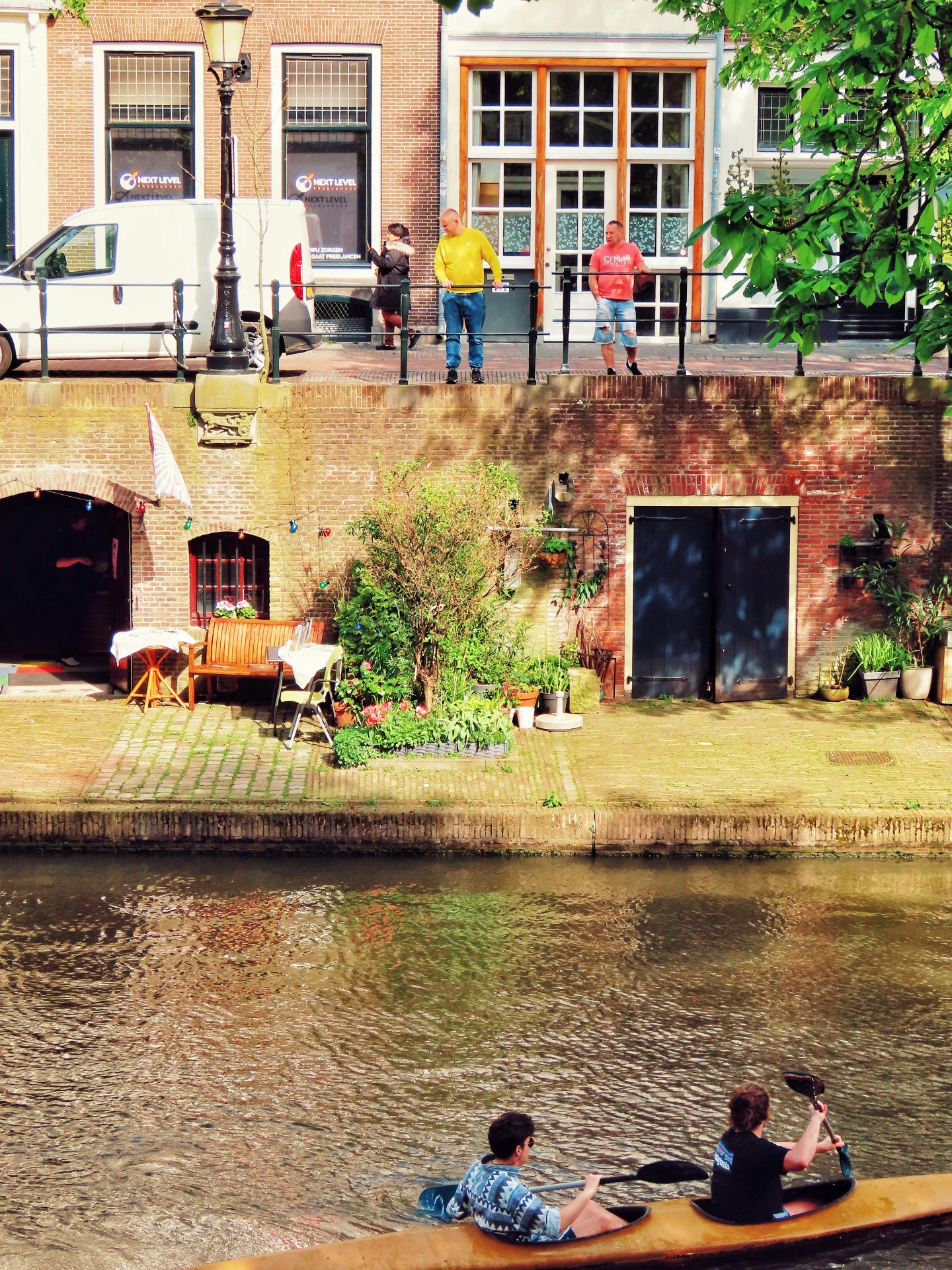 The tranquil medieval Pandhof cloister garden, a secret highlight on our Utrecht walking tour